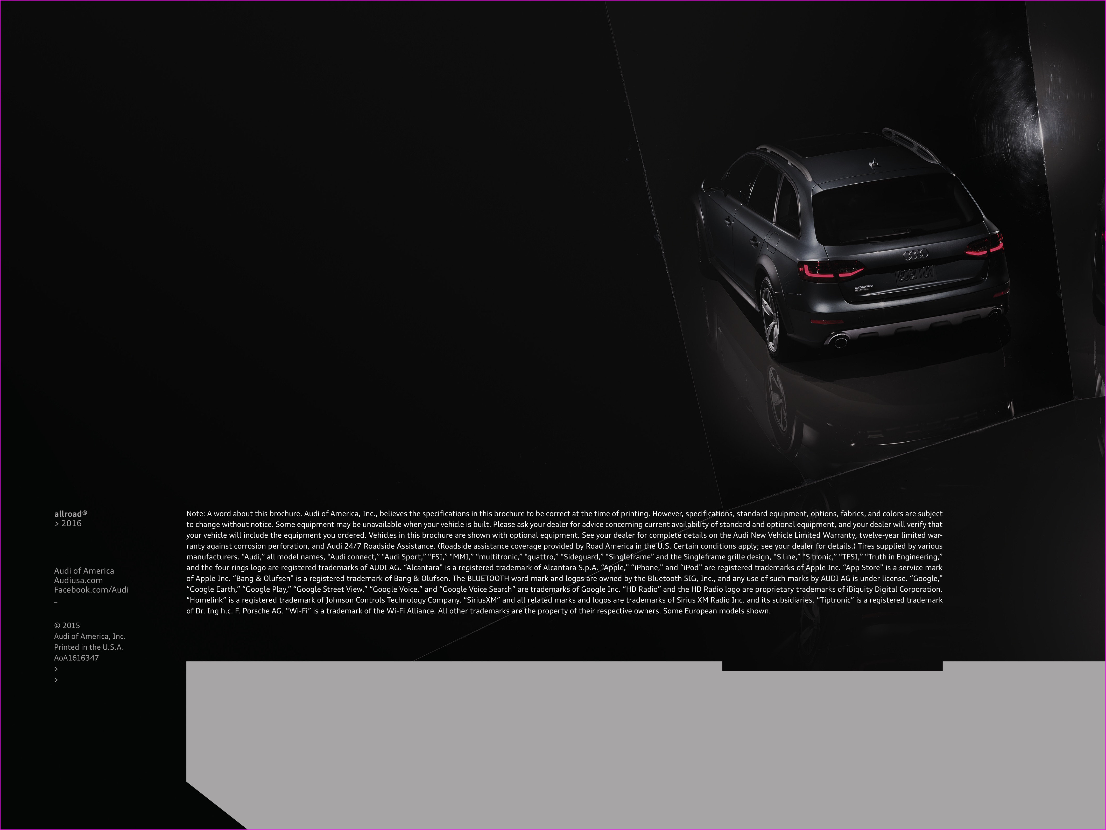 2016 Audi Allroad Brochure Page 9